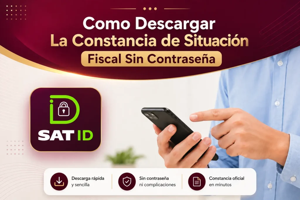 Como Descargar La Constancia de Situación Fiscal Sin Contraseña