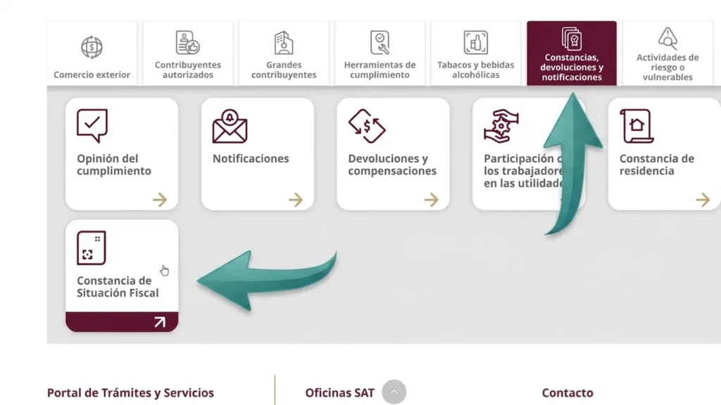 Paso 2: Selecciona la opción de generar constancia