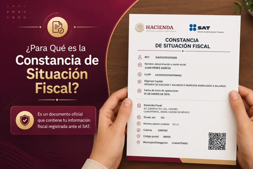 ¿Para Qué es la Constancia de Situación Fiscal?