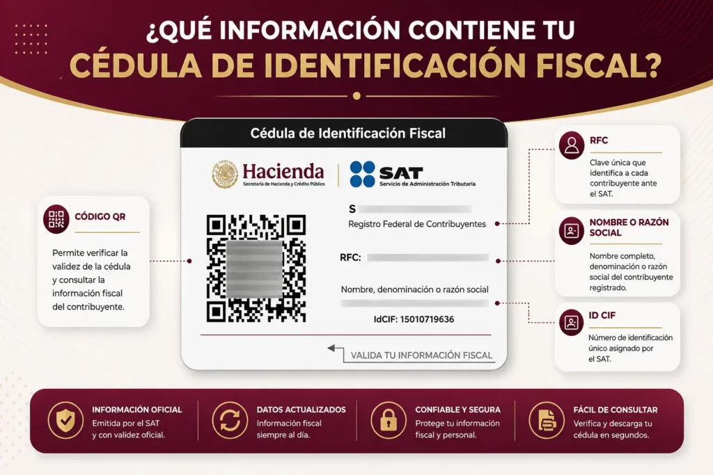 ¿Qué Información Contiene tu Cédula de Identificación Fiscal?